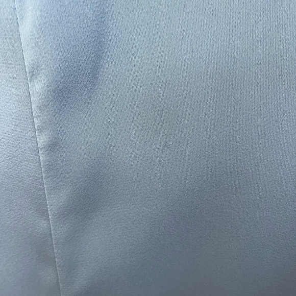 Azazie Wren Stretch Satin Dress- Steel Blue - Picture 9 of 11